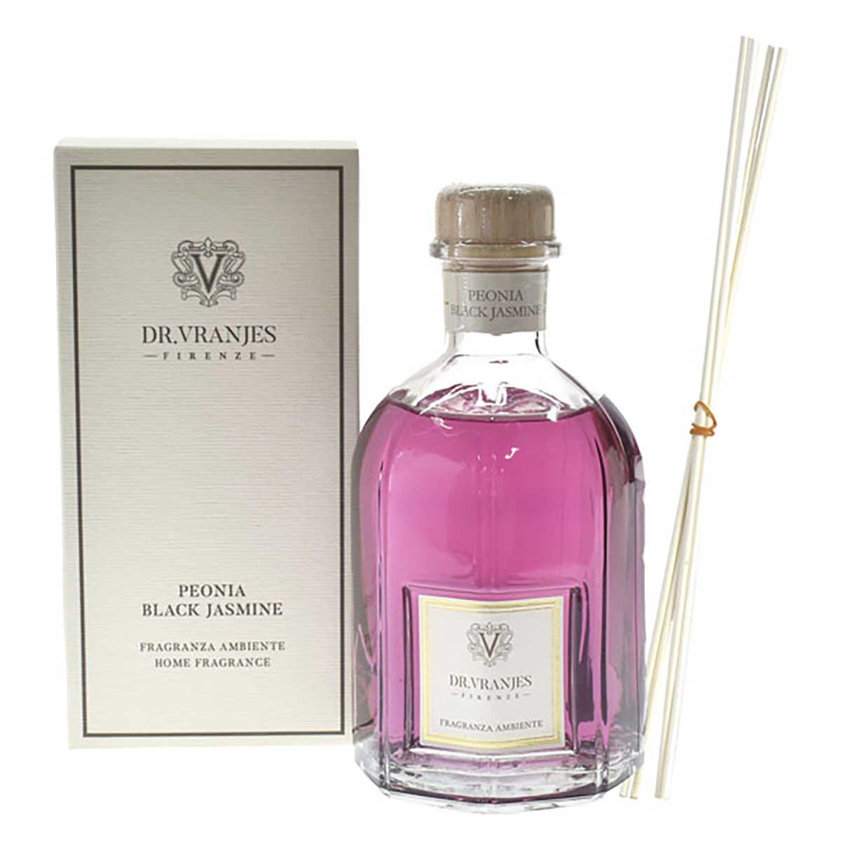 ドットール ヴラニエス DR.VRANJES ディフューザー ルームフレグランス ホームフレグランス 香り PEONIA BLACK JASMINE 250ml ボトル スティック インテリア雑貨