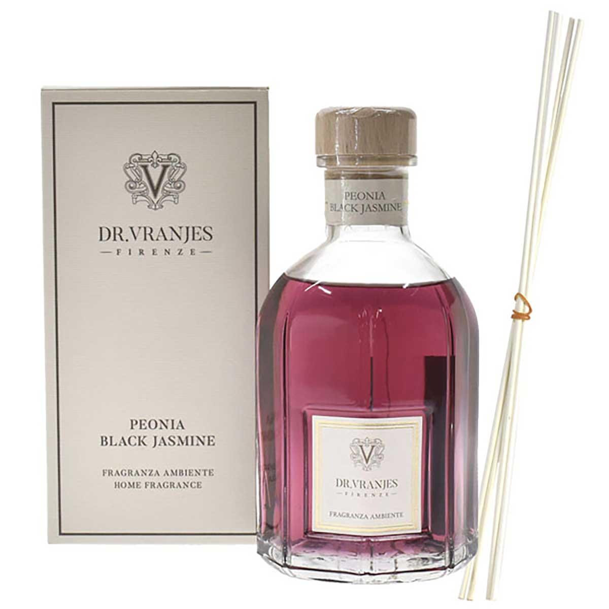 ドットール ヴラニエス DR.VRANJES ディフューザー ルームフレグランス ホームフレグランス 香り PEONIA BLACK JASMINE 500ml...
