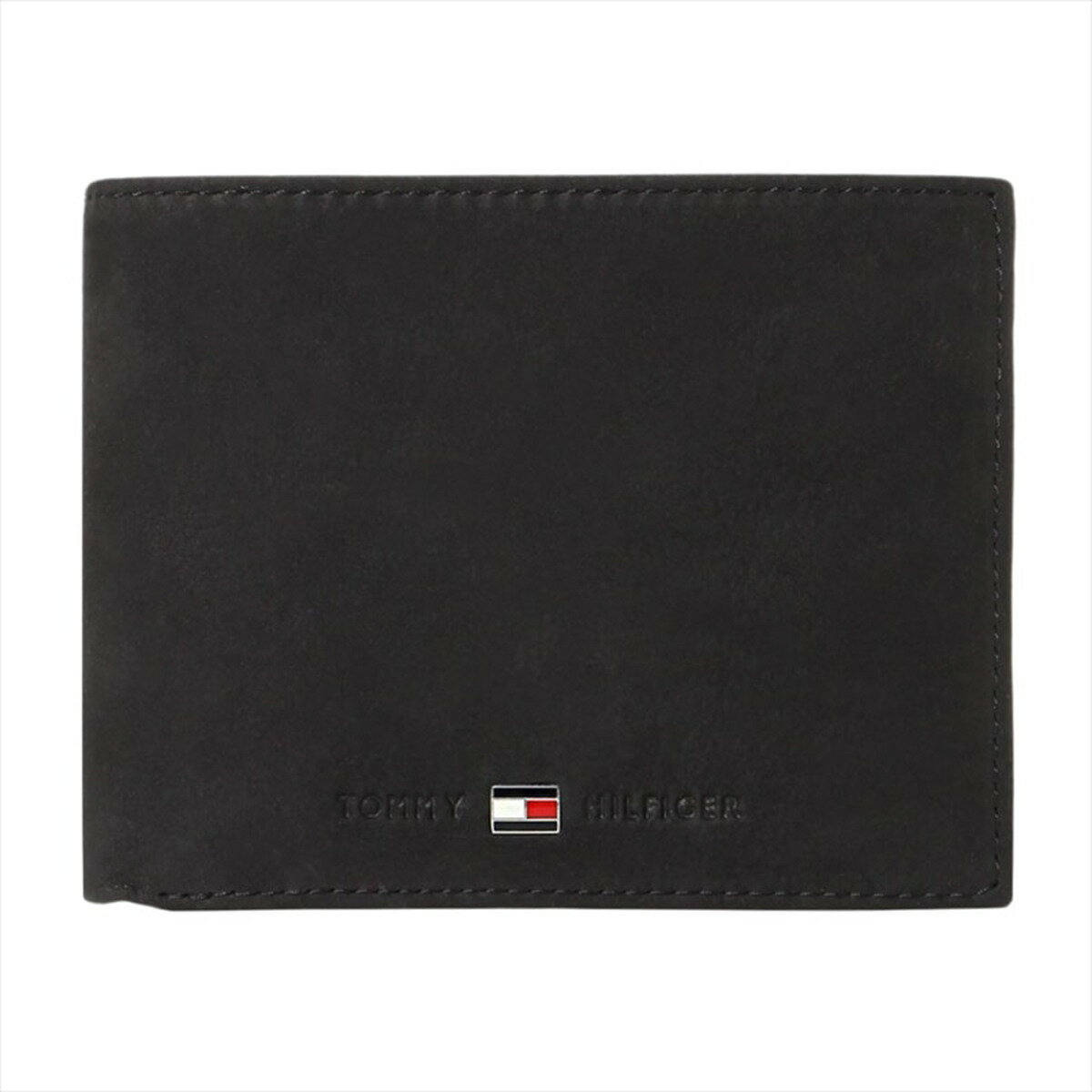 トミーヒルフィガー Tommy Hilfiger 財布 二つ折り財布 折りたたみ財布 AM0AM00659 002 小銭入れ有り Black ブラック