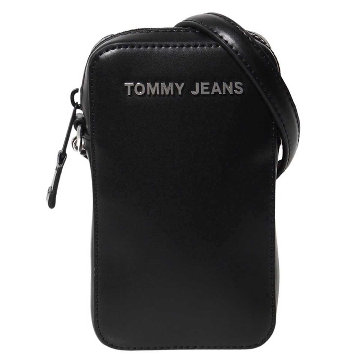 トミーヒルフィガー ジーンズ TOMMY HILFIGER JEANS フォンケース スマホショルダー ショルダーバッグ AW0AW11715 BDS メンズ ブラック 黒