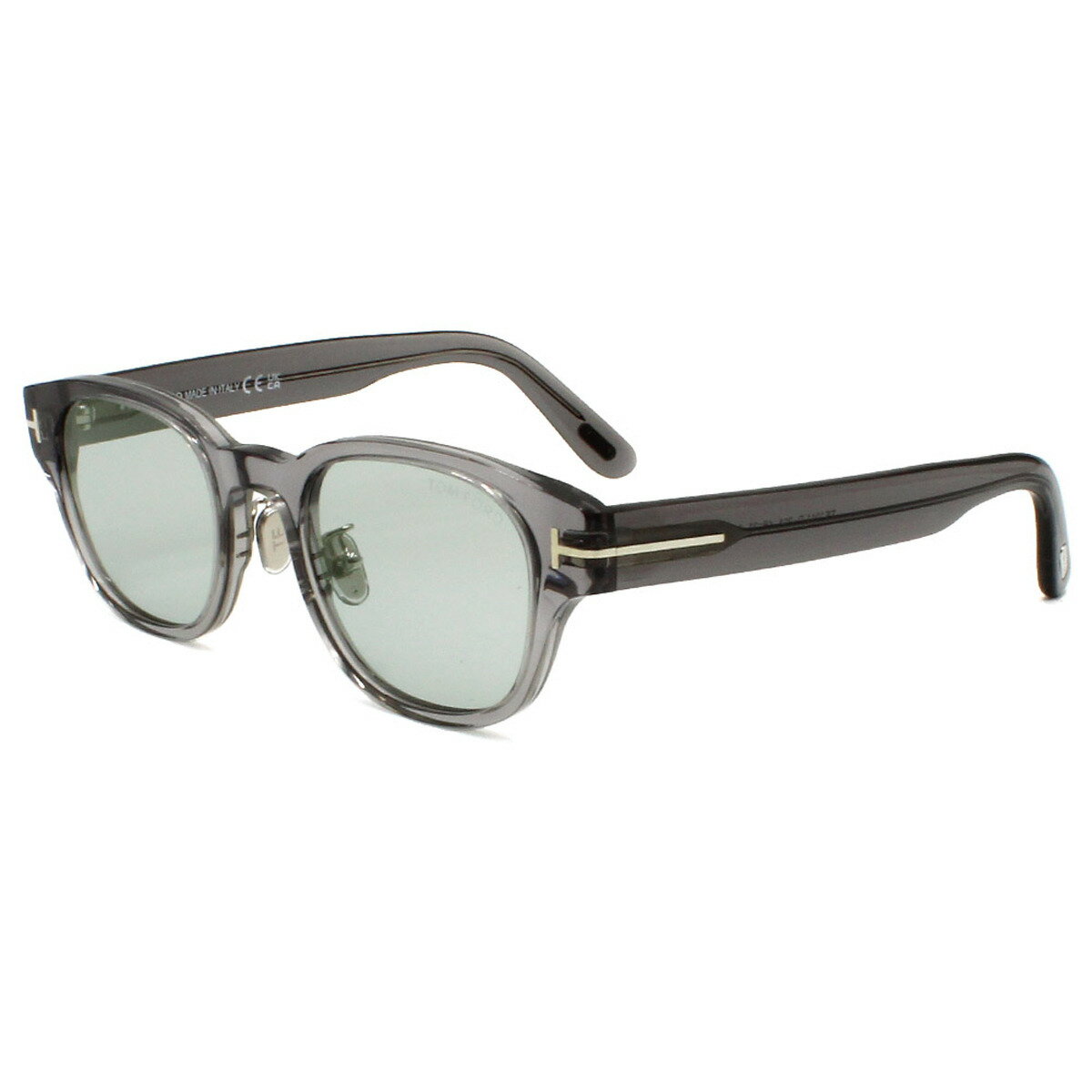 TOM FORD トムフォード サングラス アジアンフィット UVカット FT1041-D/S 20A 48 ボストン アイウエア メンズ レディース ユニセックス グレー(クリア)+ライトグレー