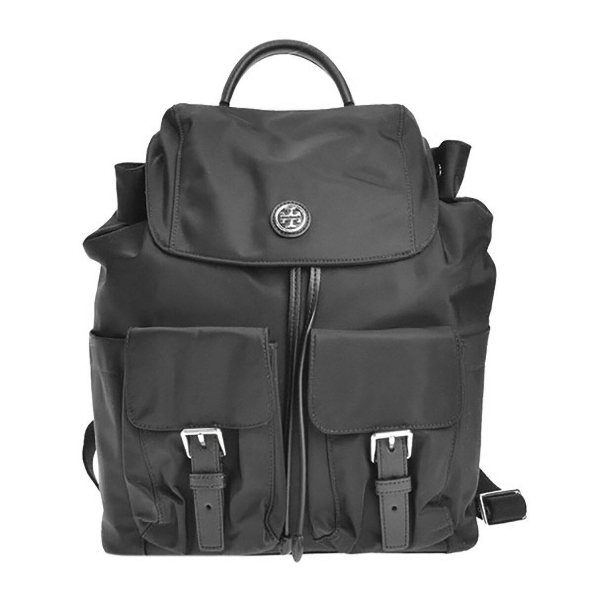 トリーバーチ Tory Burch バッグ バックパック リュックサック 85061 001 VIRGINIA FLAP BACKPACK ヴァージニア BLACK ブラック