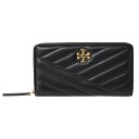 トリーバーチ Tory Burch 財布 長財布 ラウンドファスナー長財布 小銭入れ付き 90348 001 レディース BLACK ブラック