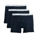 トミーヒルフィガー TOMMY HILFIGER ボクサーパンツ 3枚セット お買い得 パック 下着 09TE001 411 メンズ ネイビー 綿 コットン