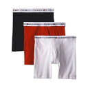 トミーヒルフィガー TOMMY HILFIGER ボクサーパンツ 3枚セット お買い得 パック 下着 09TE001 608 メンズ ホワイト+レッド+ブラック 綿 コットン