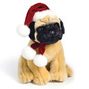 Nat&Jules ナッツ&ジュール ぬいぐるみ パグ P00362 クリスマス 犬 キッズ 子ども クリスマスプレゼント ギフト
