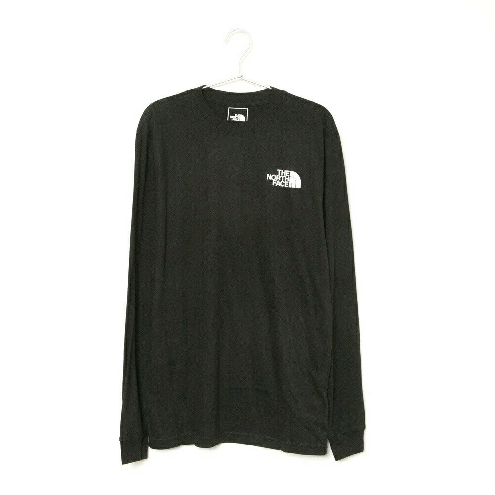 ノースフェイス THE NORTH FACE メンズ 長袖 Tシャツ ロンT NF0A46ZQ KT0 LS RED BOX TEE レッド ボックス ティー TNF BLACK/ASPHALT GREY ブラック