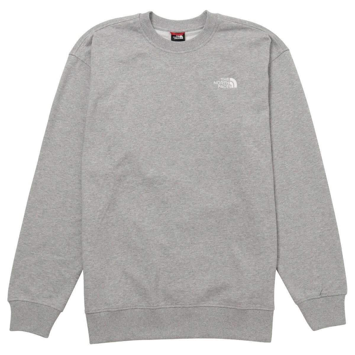 ノースフェイス THE NORTH FACE メンズ スウェット トレーナー 長袖 トップス アパレル NF0A7ZJA DYX S M L ESSENTIAL CREW エッセンシャル TNF LIGHT GREY HEATHER ライトグレー