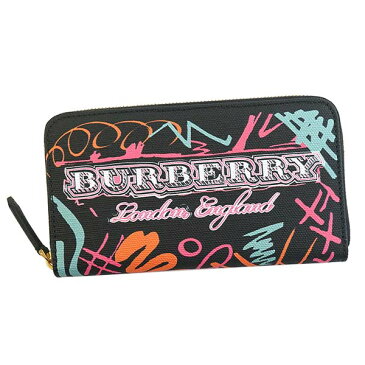 バーバリー BURBERRY ラウンドファスナー長財布 4066127 PRINTED WALLET ロングウォレット 女性 レディース ギフト プレゼント 新品