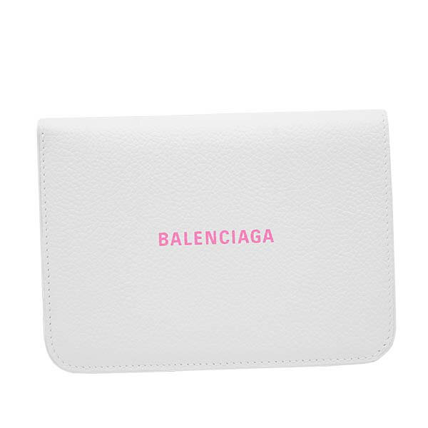 バレンシアガ BALENCIAGA 財布 二つ折り財布 折りたたみ財布 594205 1IZF3 9066 CASH MEDIUM WALLET キャッシュミディアムウォレット WHITE ホワイト