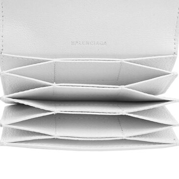 バレンシアガ BALENCIAGA カードケース 名刺入れ 594225 1IZF3 9066 CASH ACCORDEON WALLET キャッシュアコーディオンウォレット WHITE ホワイト