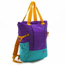 パタゴニア patagonia ライトウェイト トラベル トート パック 22L バックパック リュック メンズ レディース パープル バッグ 2way ブランド アウトドア マウンテン バックパック おしゃれ 登山 通勤 通学 タウン デイパック 登山用 a4入る大きさ 海外 40代 軽い ママ 旅行