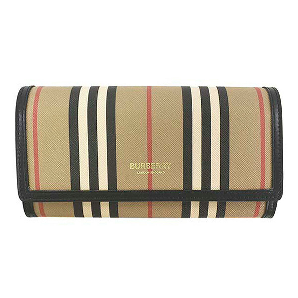 バーバリー 長財布 レディース バーバリー BURBERRY 長財布 8030447 レディース ICON STRIPE ARCHIVE BEIGE