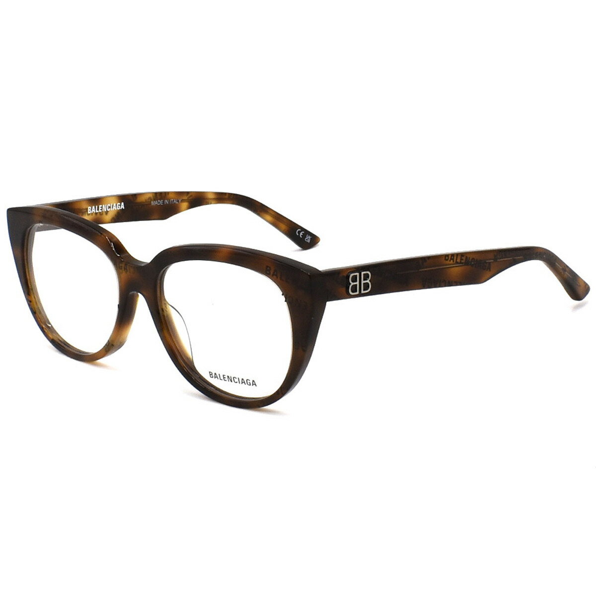 バレンシアガ BALENCIAGA メガネ フレーム スマート BB0131O 008 眼鏡 フレームのみ レディース ハバナ