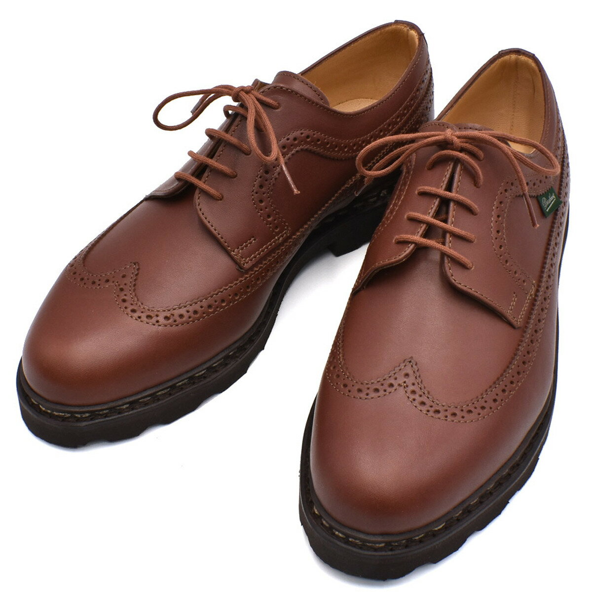 パラブーツ PARABOOT シューズ 靴 ウイングチップ ビジネス ローファー 2007-15 ALBY アルビー レザー 革靴 メンズ 海外正規品 CHATAIGNE ブラウン系