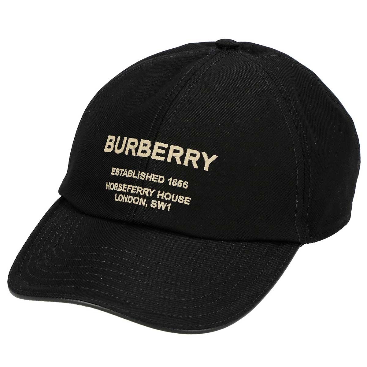 バーバリー BURBERRY キャップ 帽子 8068034 B1047 M L ベースボールキャップ ブラック