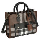 バーバリー バーバリー BURBERRY 2WAYバッグ ハンドバッグ トートバッグ 手提げ ショルダーバッグ 肩掛けバッグ 8069661 A9011 レディース ブラウン+マルチカラー