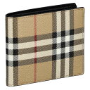 バーバリー BURBERRY 財布 二つ折り財布 折りたたみ財布 小銭入れ付き 8069815-A7026 メンズ ベージュ