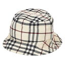 バーバリー BURBERRY 帽子 バケットハット 8075650 A1450 M L レディース メンズ ユニセックス チェック柄 ベージュ系