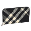 バーバリー BURBERRY 財布 長財布 ラウンドファスナー長財布 小銭入れ付き 8089510 A1189 メンズ ブラック(4)