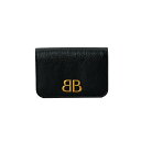 バレンシアガ BALENCIAGA カードケース 名刺入れ 765631 2AAXB 1000 MONACO FLA CA HOL メンズ ブラック 本革 レザ...