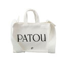 パトゥ PATOU バッグ 2WAY トートバッグ ショルダーバッグ 肩掛けバッグ 斜めがけバッグ AC025 090C PATOU SMALL TOTE BA...