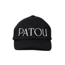 パトゥ PATOU 帽子 キャップ ベースボールキャップ M AC040 999B UNISEX PATOU CAP メンズ BLACK ブラック