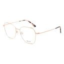 バリー BALLY フレーム メガネ 眼鏡 フレームのみ ノーズパッド BY5036H/V-005-54 アイウェア EYEWEAR スクエア型 オプティカルフレーム レディース ブラック+シルバー