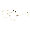 バリー BALLY フレーム メガネ 眼鏡 フレームのみ ノーズパッド BY5036H/V-028-54 アイウェア EYEWEAR スクエア型 オプティカルフレーム レディース ゴールド