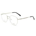 バリー BALLY フレーム メガネ 眼鏡 フレームのみ ノーズパッド BY5052-D/V 016 53 アイウェア EYEWEAR ラウンド型 多角形 オプティカルフレーム メンズ レディース ユニセックス シルバー