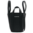 バレンシアガ BALENCIAGA エブリデイ ミニ ノース サウス 3WAY ショルダートートバッグ クロスボディ EVERYDAYSH T N/S XS TOTE レディース ブラック+ホワイト