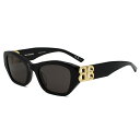 バレンシアガ BALENCIAGA サングラス アジアンフィット アイウェア UVカット バタフライ BB0311SK-001 メンズ レディース ユニセックス...