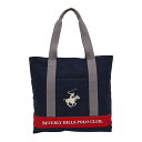 ビバリーヒルズ ポロ クラブ BEVERLY HILLS POLO CLUB バッグ トートバッグ 肩掛けバッグ BHC003 181277 ネイビー+グレー+ホワイト+レッド系