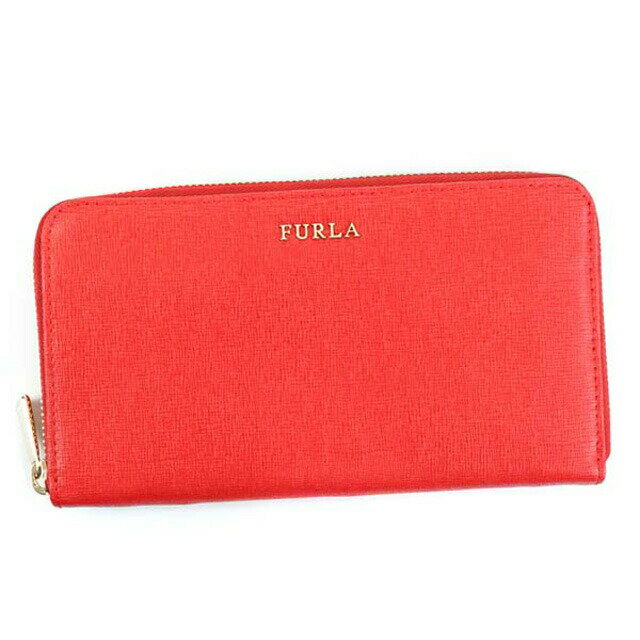 フルラ FURLA 財布 PN08 BABYLON バビロン ラウンドファスナー長財布 小銭入れ付き ラウンド長財布 RED 827998 レッド 新品 未使用品