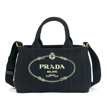 プラダ PRADA 2way バッグ CANAPA GIARDINIERA MEDIA 1BG439 ZKI カナパ ハンドバッグ NERO ブラック F0002