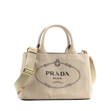 プラダ PRADA 2way バッグ CANAPA GIARDINIERA MEDIA 1BG439 ZKI カナパ ハンドバッグ CORDA ベージュ F0065