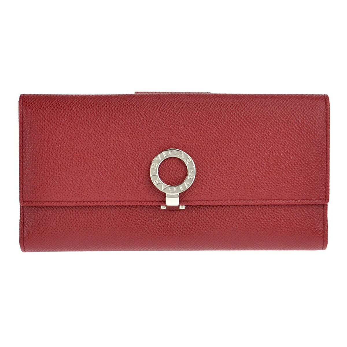 ブルガリ BVLGARI 財布 長財布 二つ折り長財布 33744 ブルガリブルガリ ロゴクリップ RUBY RED レッド