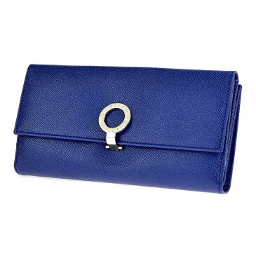 ブルガリ BVLGARI 財布 長財布 二つ折り長財布 36316 ブルガリブルガリ ロゴクリップ BLUE DAHLIA ブルー