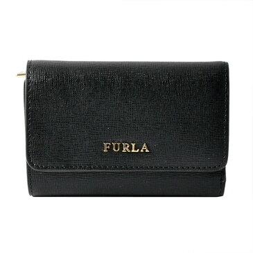 フルラ FURLA 財布 三つ折り財布 ミニ財布 BABYLON S TRIFOLD バビロン トリフォールド ONYX ブラック PR76 872817