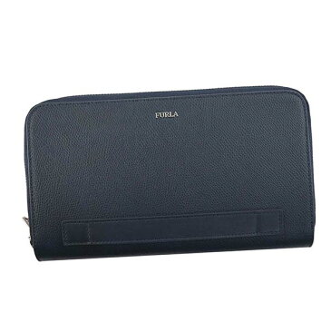 フルラ FURLA メンズ 長財布 ラウンドファスナー長財布 PV36 938231 MARTE XL ZIP AROU.DOUBLE マルテ XL ジップアラウンド ウォレット BLU ダークブルー系