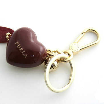 フルラ FURLA ハート キーリング キーホルダー バッグチャーム 3D KEYRING CUORE PICCOLO CILIEGIA ダークレッド系 RH95 920809