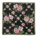 フェイラー FEILER アメリエ クリーム AMELIE SCHWARZ 25×25cm ハンカチ ハンカチタオル ハンドタオル ハンカチーフ 緑 ブラック ...