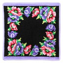 tFC[ FEILER |s[ POPPIES 30~30cm nJ` nJ`^I nh^I nJ`[t  ubNp[v BLACK PURPLE ^InJ` ̓v[g uh fB[X Y LbY  j  JWA v`Mtg 20 30 40 50