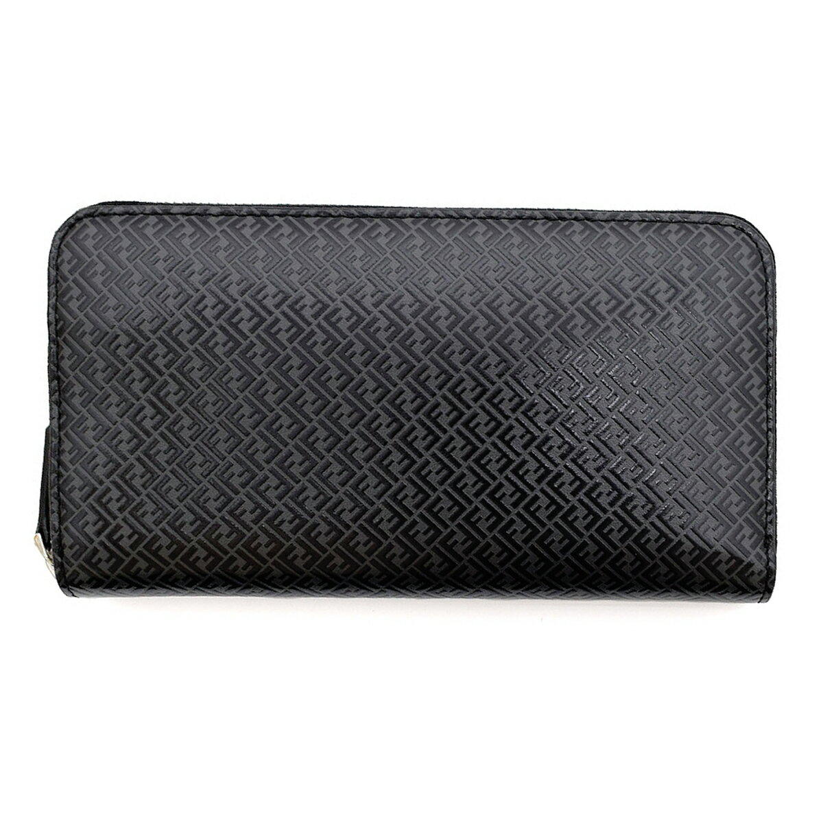 フェンディ 財布（メンズ） フェンディ FENDI 財布 7M0210 AGLP F0L6B WALLET FFロゴ 小銭入れ付 ラウンドファスナー 長財布 メンズ ブラック