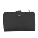 フルラ FURLA 財布 二つ折り財布 折りたたみ財布 PCX9UNO B30 O60 BABYLON M COMPACT WALLET バビロン NERO ブラック