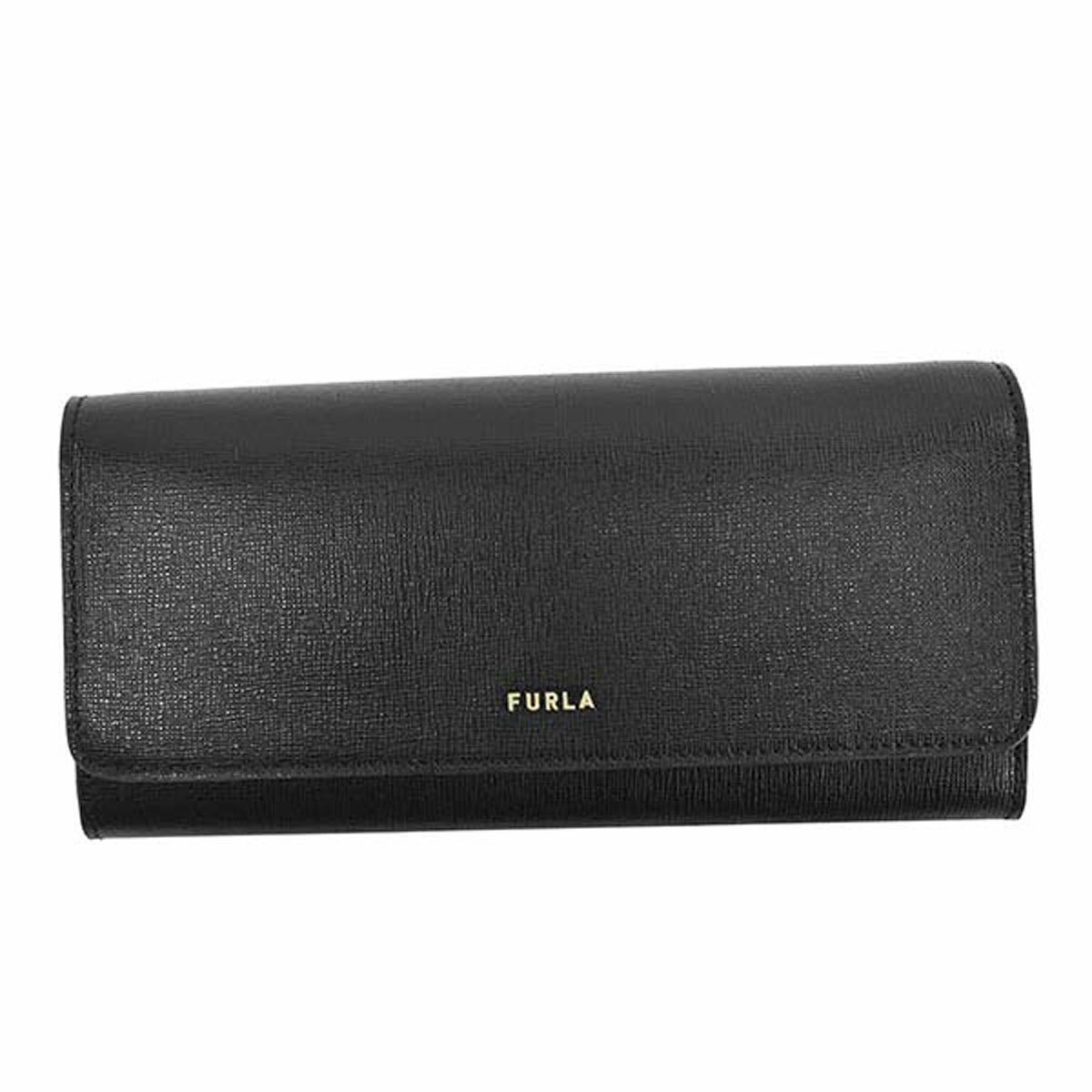 フルラ 革長財布 レディース フルラ FURLA 財布 長財布 フラップ かぶせ式 PCY2UNO B30 O60 BABYLON CONTINENTAL WALLET バビロン NERO ブラック