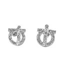 サルバトーレ フェラガモ Salvatore Ferragamo ピアス アクセサリー 760417 736295 EA 3D STRASS ガンチーニ クリス...