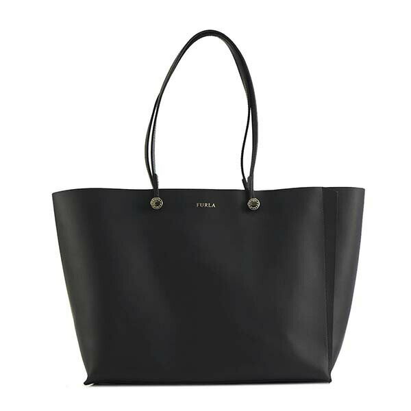 フルラ FURLA バッグ トートバッグ 肩掛けバッグ 961984 BMO1 EDEN M TOTE エデン M トート ONYX+TONI FIORDALISO ブラック+ライトブルー系マルチ