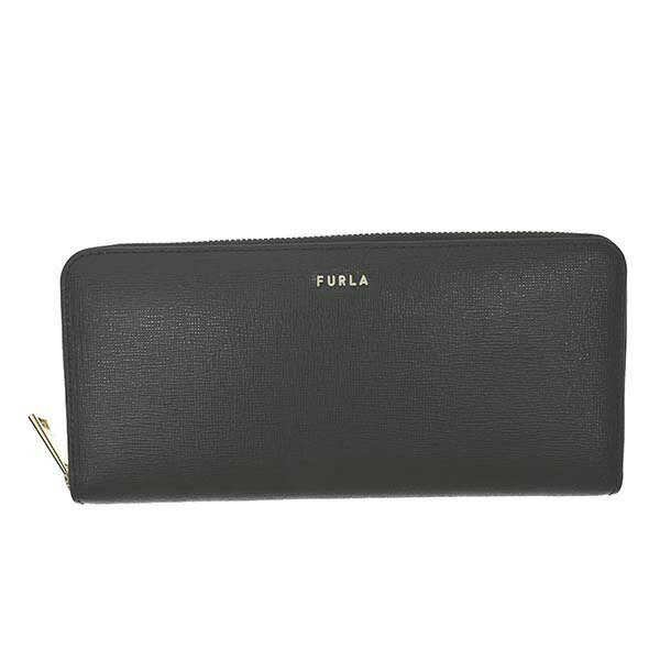 フルラ 革長財布 レディース フルラ FURLA 財布 長財布 ラウンドファスナー長財布 PCX8UNO B30 O60 FURLA BABYLON XL ZIP AROUND SLIM バビロン NERO ブラック