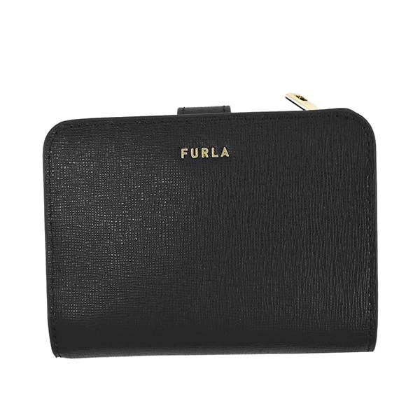 フルラ FURLA 財布 二つ折り財布 折りたたみ財布 PCY0UNO B30 O60 FURLA BABYLON S COMPACT WALLET バビロン NERO ブラック